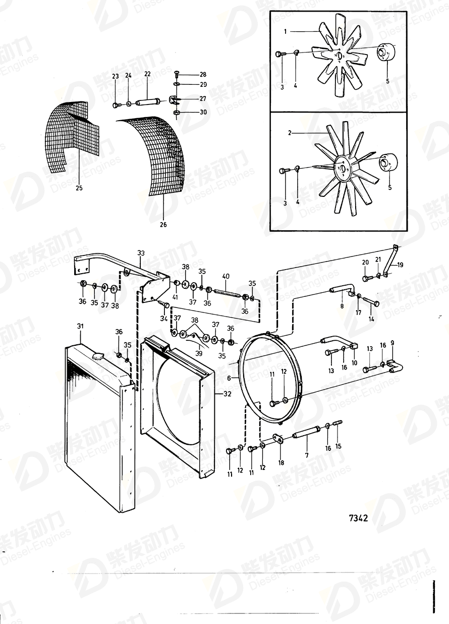 volvo penta Anchorage 845411 Drawing volvo penta Anchorage 845411 Drawing